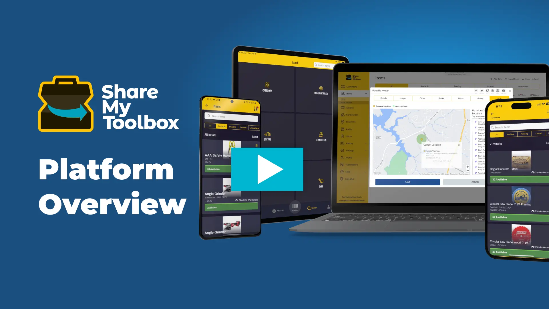 Watch the ShareMyToolbox Overview Video about Tool Tracking. 
