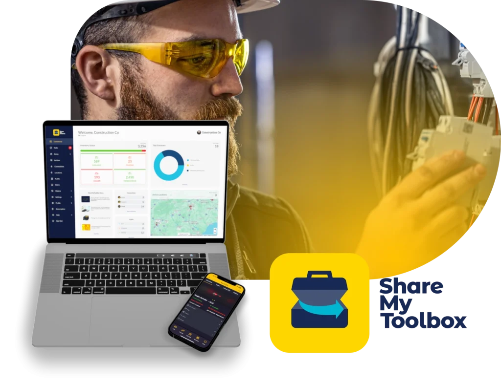 tool tracking and management for electrical contractors and electricians