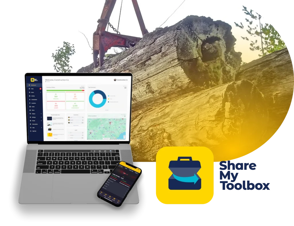 tool tracking and management for forestry industry workers